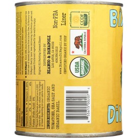 Bianco DiNapoli Organic Whole Peeled Tomatoes, 28 oz, 6 pack (One Pack)