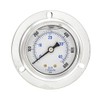 PIC Gauges 204L-404K Front Flanged Panel Mount Glycerine Filled Pressure