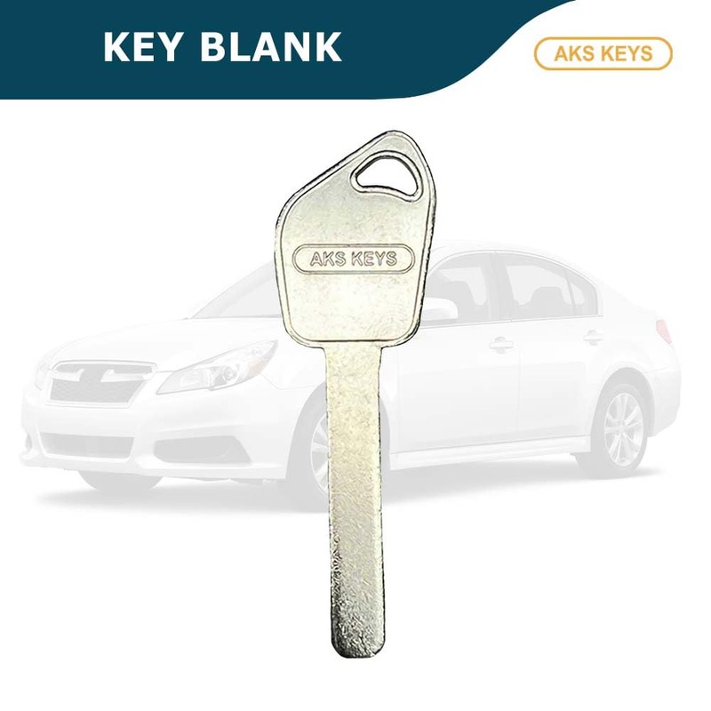 AKS KEYS Uncut Key Blank Test Blade Replacement for Subaru