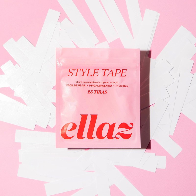 Ellaz Style Tape, Cinta Doble Cara Para Ropa y Escotes,