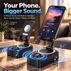 3-in-1 Bluetooth Speaker Phone Stand for Hands-Free Viewing – Adjustable