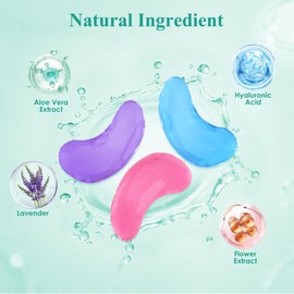 Taimand Under Eye Patches (30 Pairs), Under Eye Mask for Puffy Eyes, Dark Circles,Bags and Wrinkles with Collagen, Relieves Pressure and Reduces Wrinkles, Color