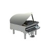 METAL-TIME Grand Piano, 3D Metal Model Kit, Grand Piano 3D