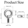 4 Sets Stainless Steel Awning Rail Stoppers Kit, M4 Lifting