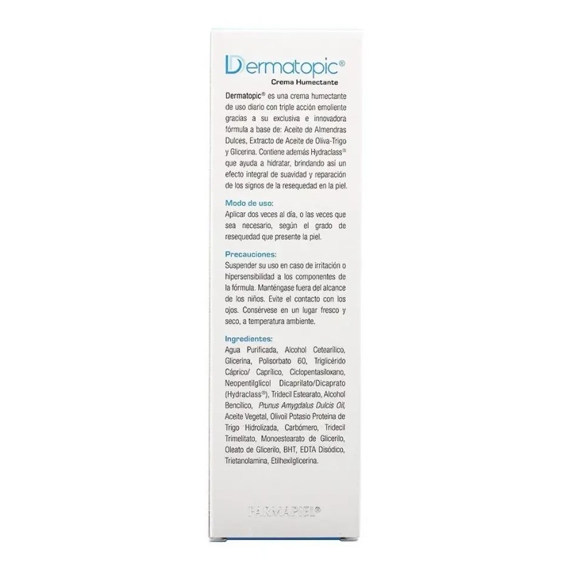 Crema Humectante De Uso Facial Y Corporal Dermatopic 250 G
