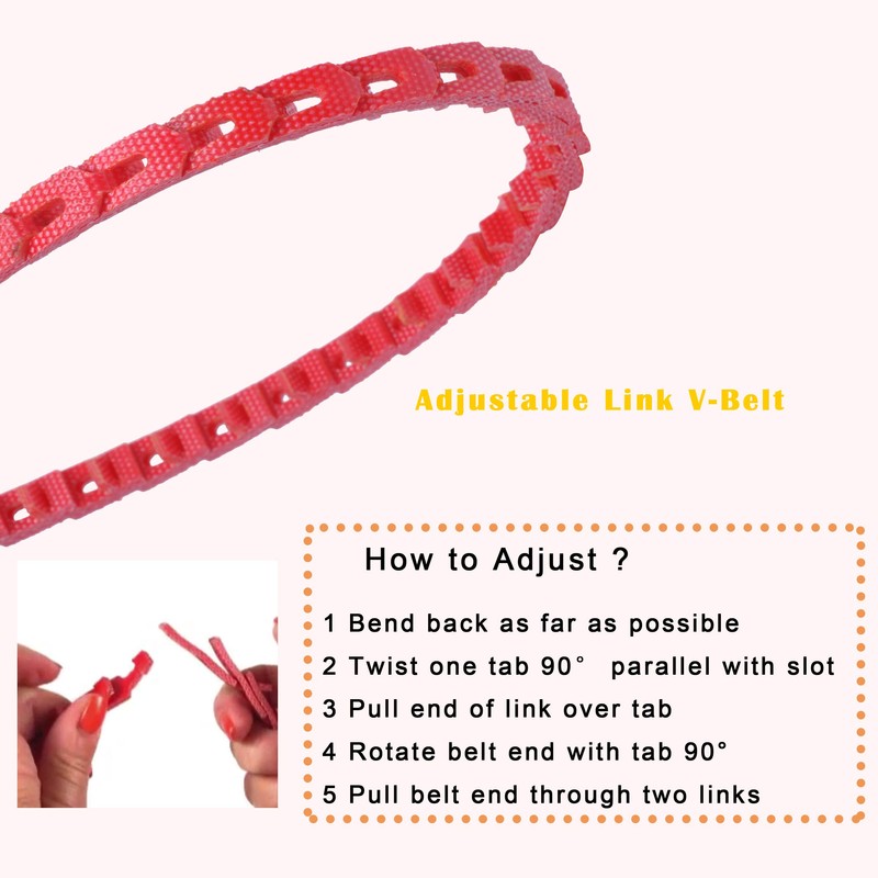 5FT Power Twist V Belt 1/2-Inch x 5 Feet A