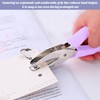 Gaaines 6mm Single Hole Punch, Purple, Plastic, Compact & Portable,