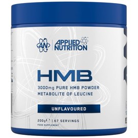 Applied Nutrition - HMB Powder - 3000mg Pure Formula - Best Leucine Metabolite - Best Muscle Support Supplement - Supports Recovery & Training - (200g – 67 Servings) (Unflavoured)