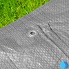 Grey Lightweight Tarpaulin - Multi-Purpose Waterproof Sheet for Outdoor Use,