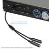 Lrbners 1FT 6.35mm Stereo Male to Dual 6.35mm Female Splitter