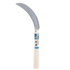Takagi Stainless Saw Scythe, Murakuni, for Grass Cutting, Rice Harvesting, Rope Cutting, and Harvesting Vegetables, Rust-resistant Takagi