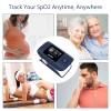 SEJOY Finger Pulse Oximeter Blood Oxygen Saturation Heart Rate Measure