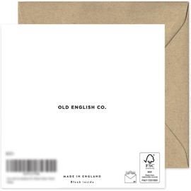 Old English Co. Sometimes There Are No Words Card - Thinking of You Card for Friend or Family - Here For You Card - Symapthy, Sorry, Support | Blank Inside Envelope