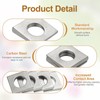 PATIKIL 4pcs Beveled Square Washers, M16x35mm Square Beveled Washers Bearing