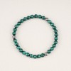 GAVU Crystal Bead Bracelet with Fleur De Lis, Malachite, malachite