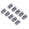 10 Pcs Carbide Turning Inserts Tin Plated CNC Milling Cutter