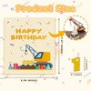 DTESL 3D Greeting Pop Up 1st Birthday Card with light