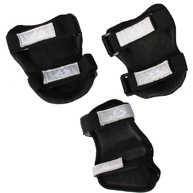 Cox Swain Inline-Skate Protection Set PROTECT for Inline-Skating, Colour: Black,