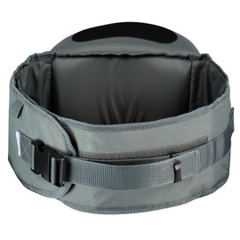 Hippychick Hipseat Baby Carrier, Lightweight Back-Saving Support Waist Stool, Adjustable Strap, Can Carry 6-36 Months Child, Grey