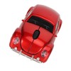 Wireless Mouse Red Sports Car Style 2.4GHz USB Receiver 1600DPI