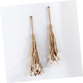 CAXUSD Creative Hanging Pendant Rope Unique Shell and Fish Ornament for Stylish Home Decor for Living Room Boys and Girls Parties and Festivals