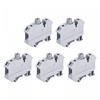 sourcing map DIN Rail Mount Fuse Holder Terminal Blocks Screw