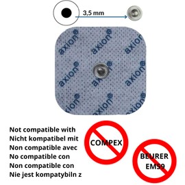 12 Electrode-Pads - Compatible to EMS- & TENS-Devices with 3.5mm Plug Connection