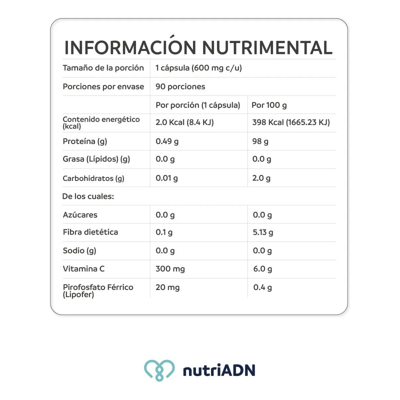Iron Support Suplemento Nutriadn Sabor