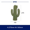 Dulton Object Cactus, Height 10.8 x Width 6.3 inches (275