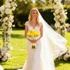 SYBL 4PCS White Lace Bouquet Collar DIY Decoration Bridal Bouquet