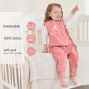 Yoofoss Baby Sleeping Bag with Leg 100% Cotton 0.5 TOG