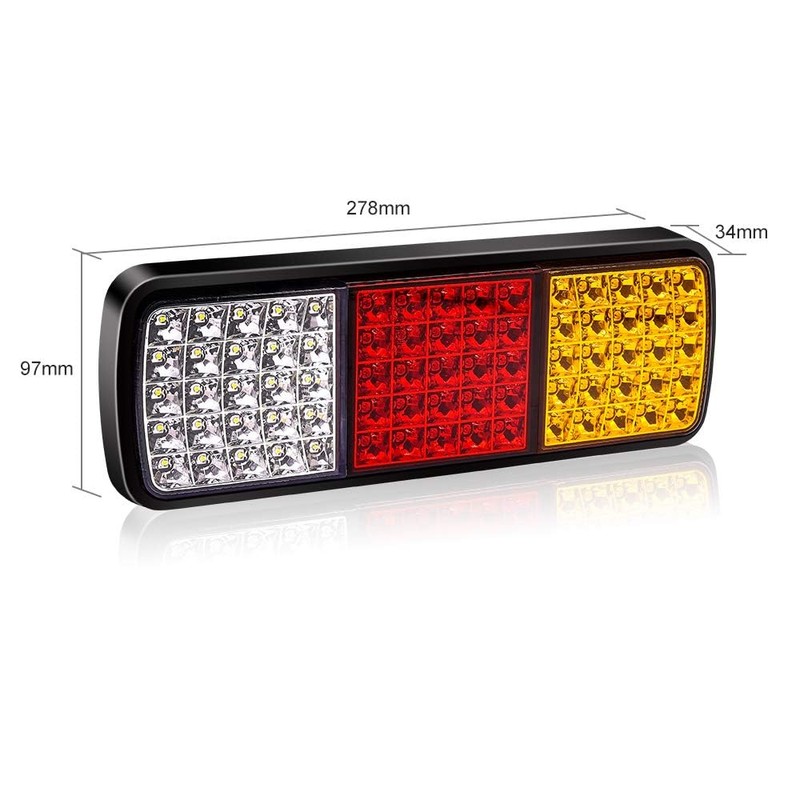 Aoling Truck Tail Light 12V Trailer Tail Light Boat Universal