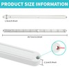 10 Pair Drawer Runners, 300mm Replacement Draw Runners White Plastic