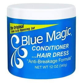 Blue Magic Conditioner Hairdress 12 Ounce Jar (354ml) (3 Pack)