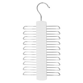 POFET Wooden tie rack, 360° rotating tie rack, wardrobe tie rack, ties, belts, scarves, accessories, etc.