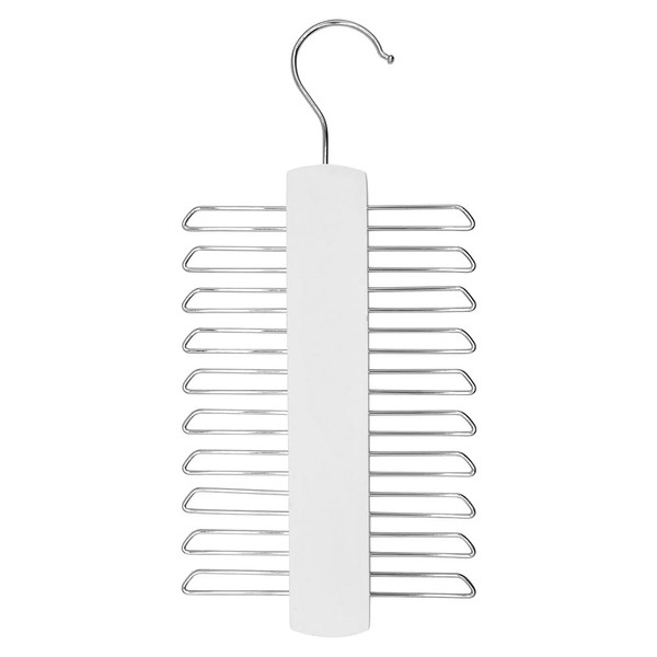 POFET Wooden tie rack, 360° rotating tie rack, wardrobe tie