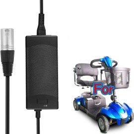 RXQMXG AC Adapter For EV Rider CityCruzer 4 Wheel Electric Portable Travel Scooter SLA