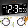 Soobest Digital Wall Clock with Seconds for Gym, Remote Countdown
