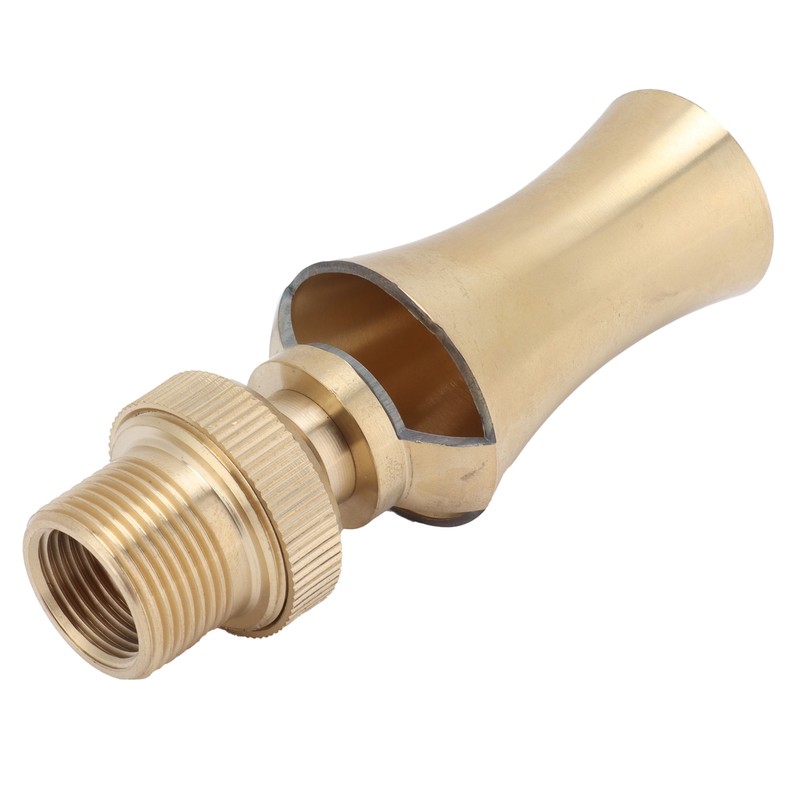 Brass Ice Tower Cedar Water Fountain Nozzle Spray Head Adjustable