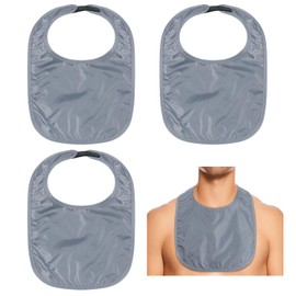 Oudain 3 Pcs Tracheostomy Shower Cover Waterproof Laryngectomy Neck Stoma Protector Breathable Adjustable Tracheotomy Cover(Gray)