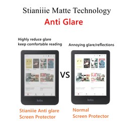Stianiiie (3 Pack Screen Protector for Kobo Clara Colour/Clara BW/Clara 2E eReader 6" Anti-Glare/Clara Colour/Clara BW/Clara 2E / Screen Protectors