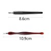 Cuticle Remover, 4 Pcs Cuticle Trimmer, Cuticle Pusher, V Shaped