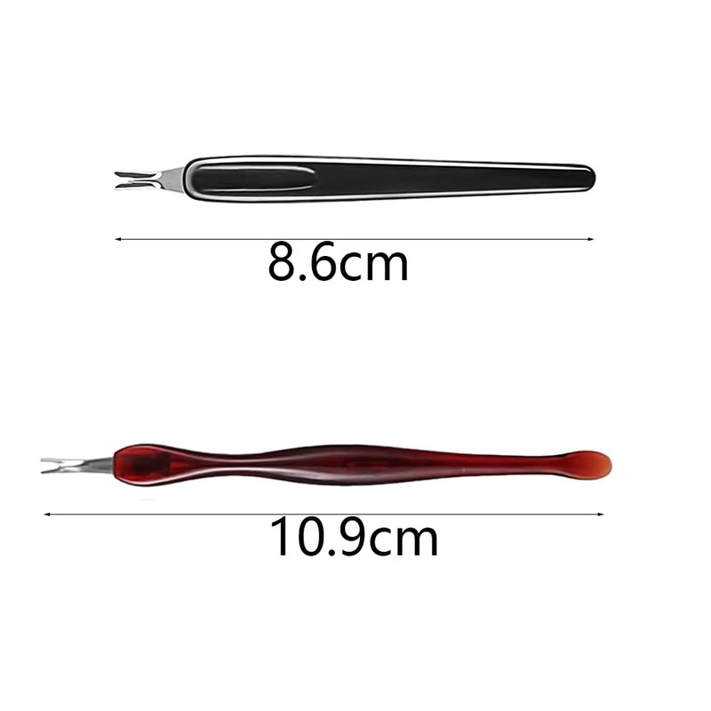 Cuticle Remover, 4 Pcs Cuticle Trimmer, Cuticle Pusher, V Shaped