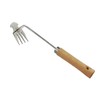 EVAYangSG Weeding Artifact Uprooting Weeding Tool, 4-Teeth Uprooting Dandelion Weed
