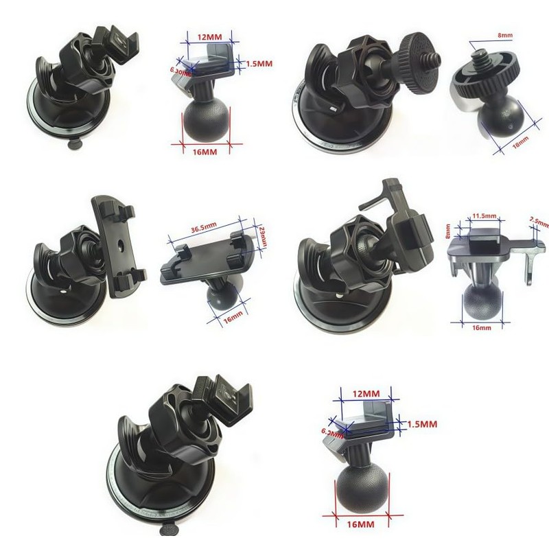 COZERI 7-piece set navigation mount, dashcam mount, 6 types of