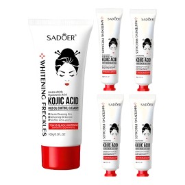 Set Limpiador Facial Aclarar Y 4 Cremas Para Manos Sadoer 5u