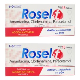 Rosel-t Tableta 50/3/300 Mg, 15 Tabletas C/caja Pack 2