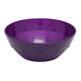 Harfield 350ml Small Ice Cream Snack Dessert Bowls - Purple Sparkle - Pack of 5 - Reusable Virtually Unbreakable Dishwasher Safe