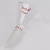 stonylab Glass Oblique Funnel, 60 Offset Borosilicate Glass Powder Funnel