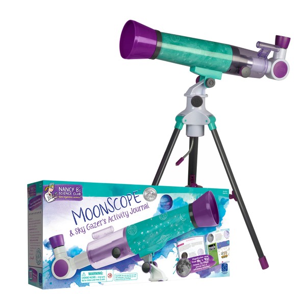Educational Insights Nancy B's Science Club MoonScope Kids Telescope, STEM Toy, Gift for Boys & Girls, Ages 8+